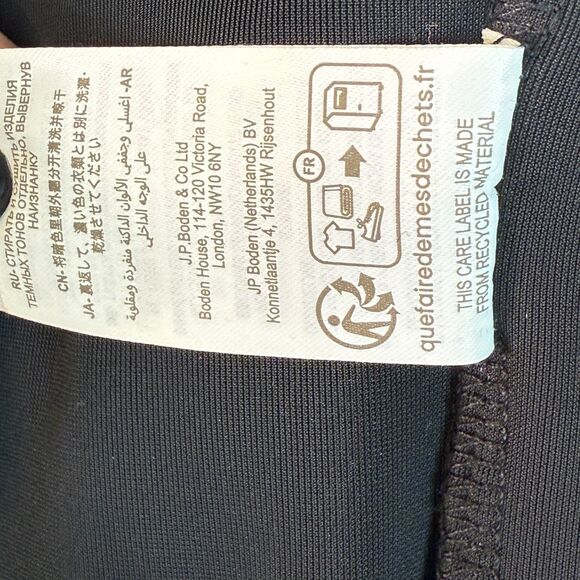 Boden | NWT | Black Sweetheart Neck Velvet Midi Off Shoulder Dress | Sz 4P US - Picture 10 of 13